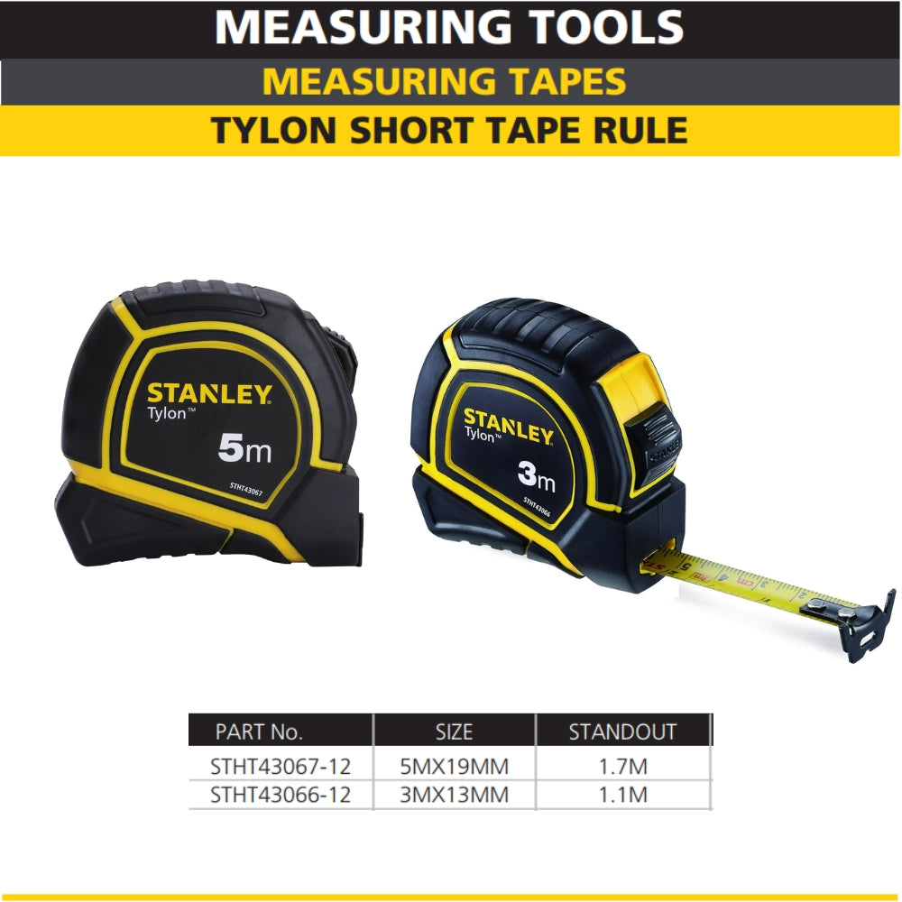 Stanley Short Measuring Tape with Lock