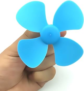 Four Blade Mini Propeller Toy Fan for 1.8mm Shaft