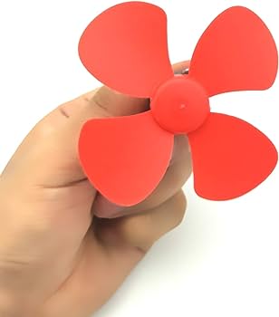 Four Blade Mini Propeller Toy Fan for 1.8mm Shaft