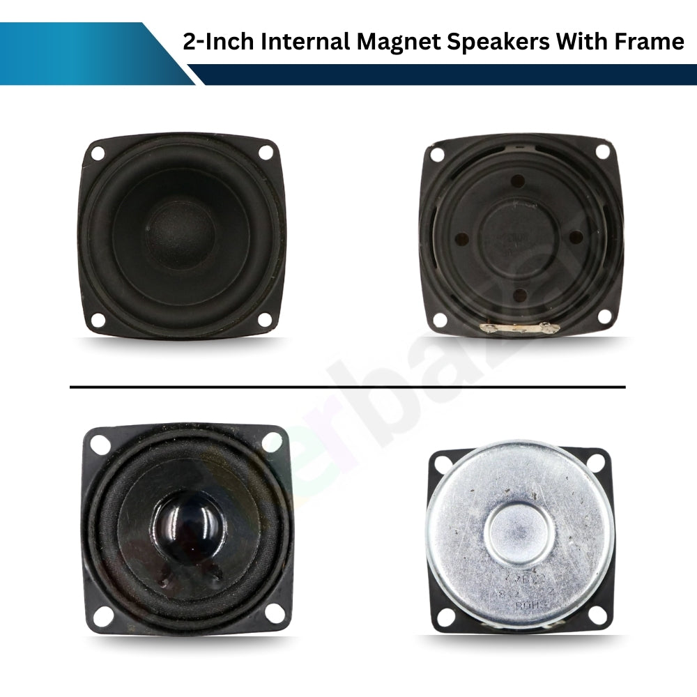 2-Inch Internal Magnet Speakers With Frame