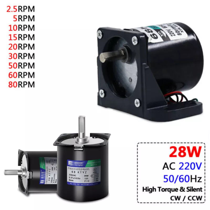 KTYZ Synchronous Gear Incubator Motor