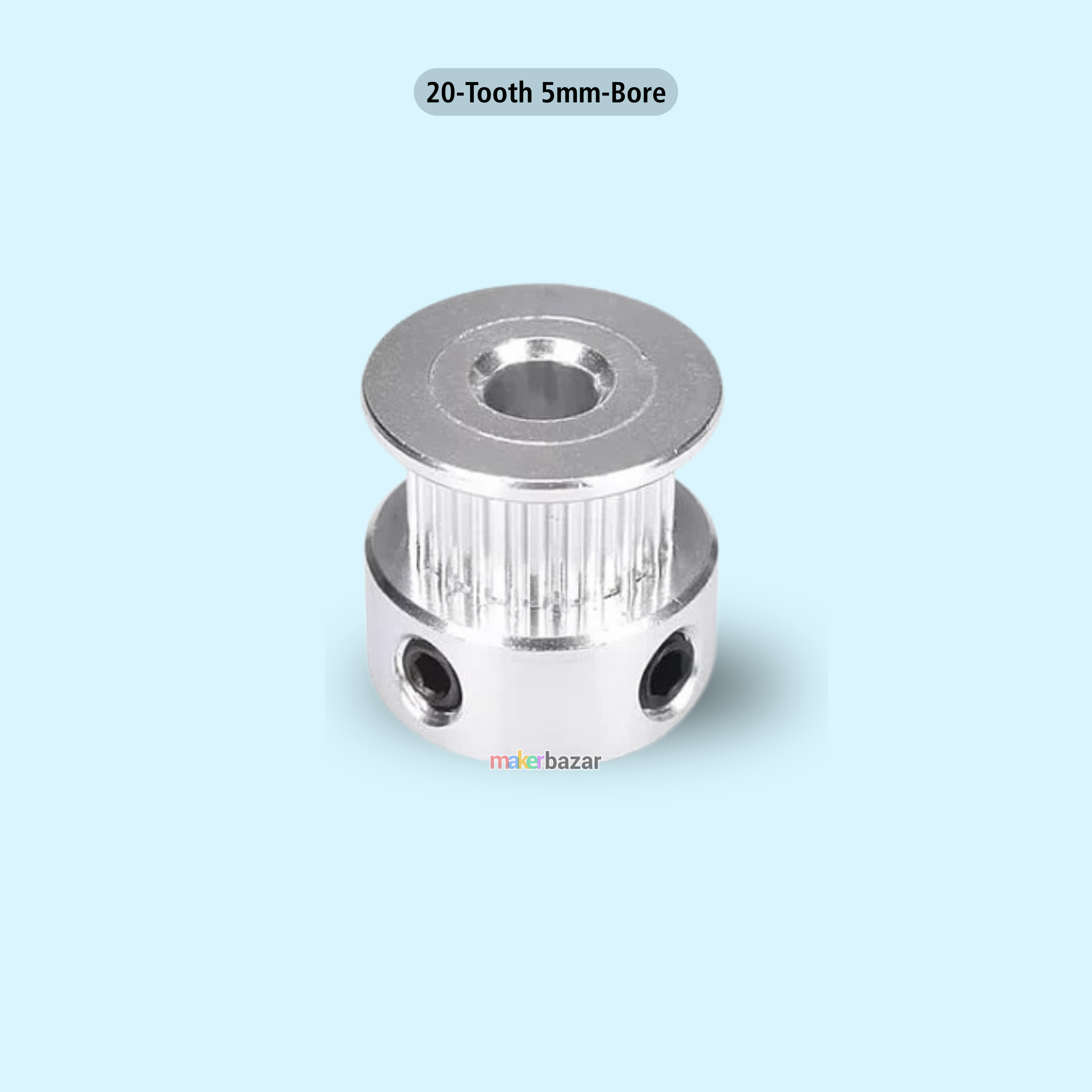 Aluminum GT2 Timing Pulley For 6mm Belt