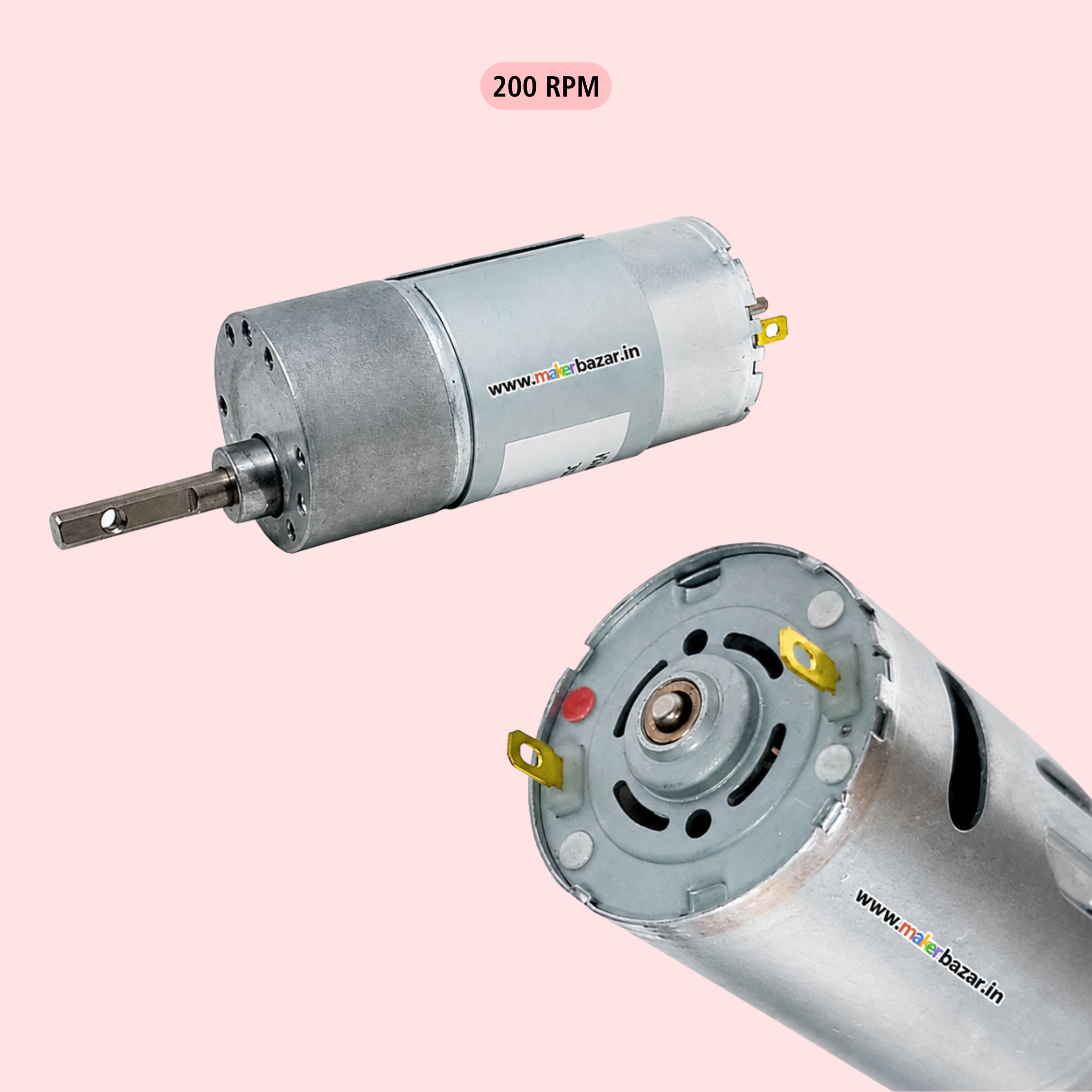High Torque 555 DC Electric Gear Motor