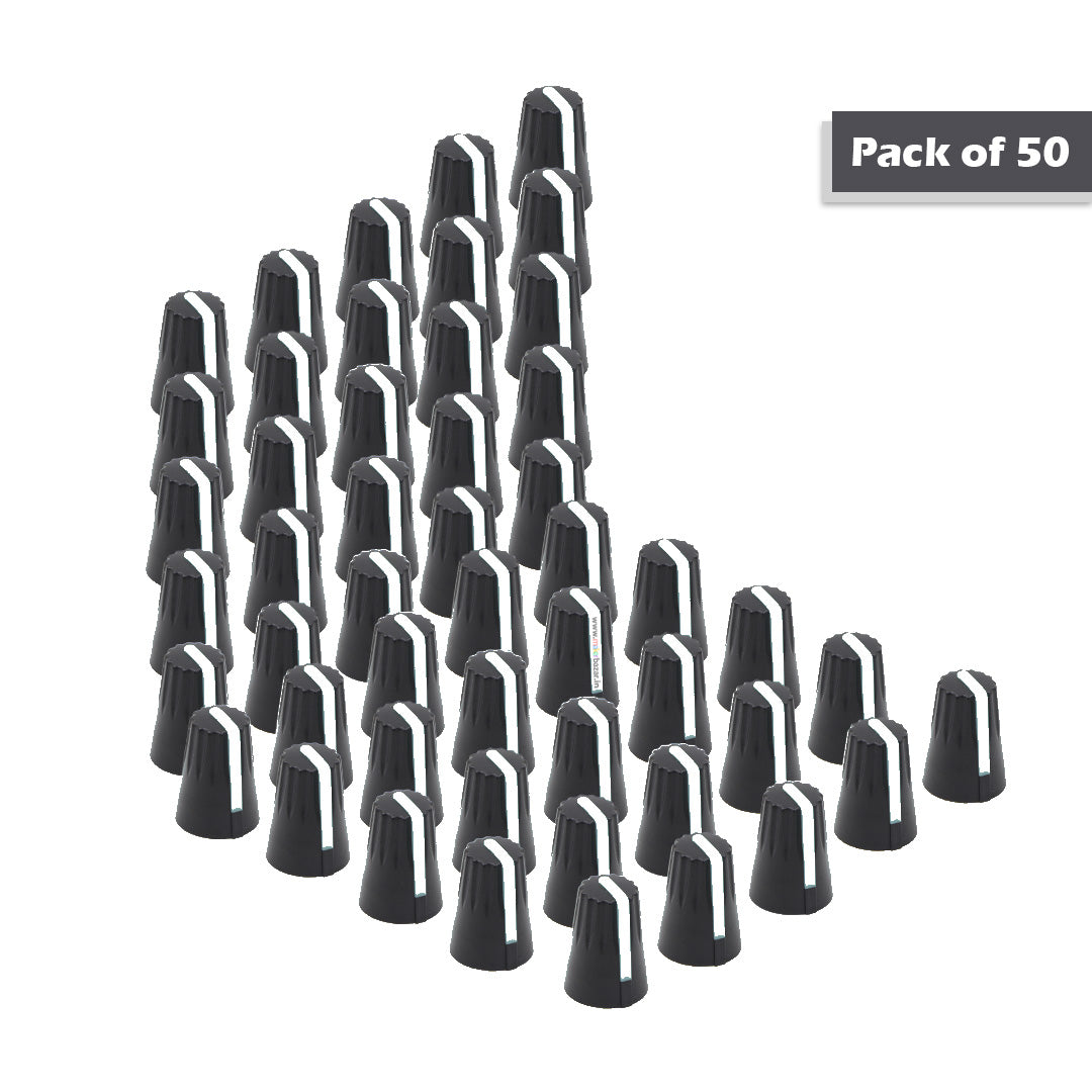 Knob-206 Plastic Potentiometer Knob 6mm With Buffer