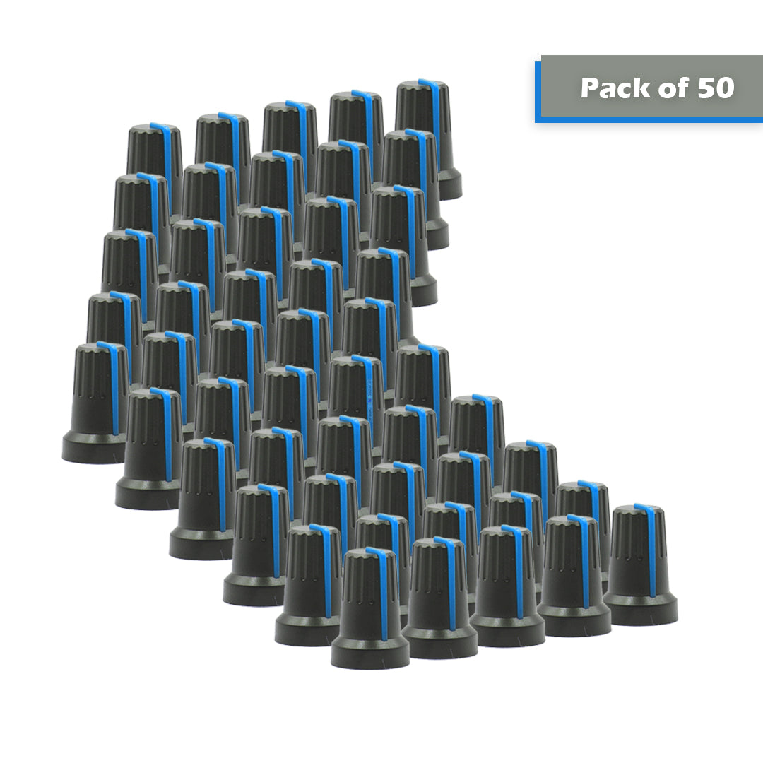 Knob-207 Plastic Potentiometer Knob 6mm With Buffer