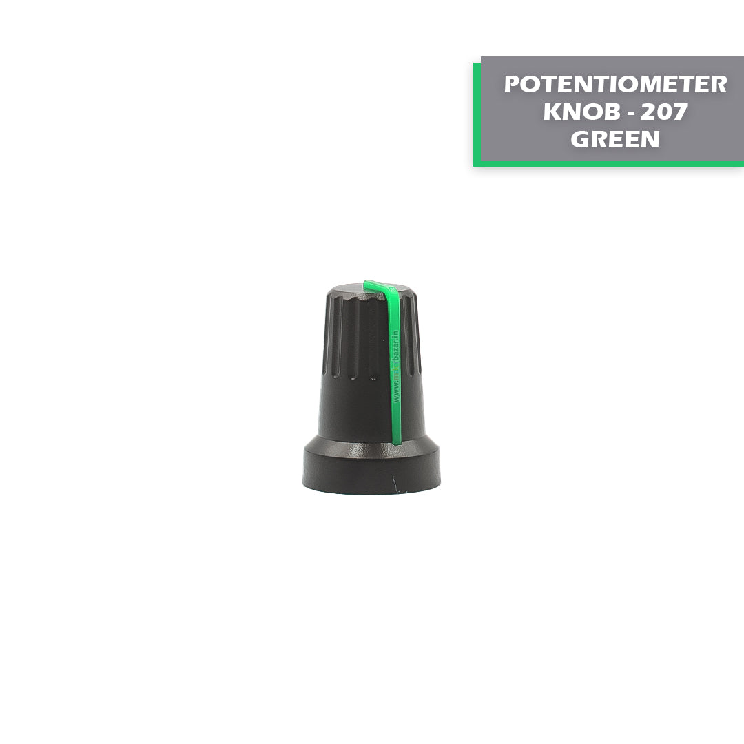 Knob-207 Plastic Potentiometer Knob 6mm With Buffer
