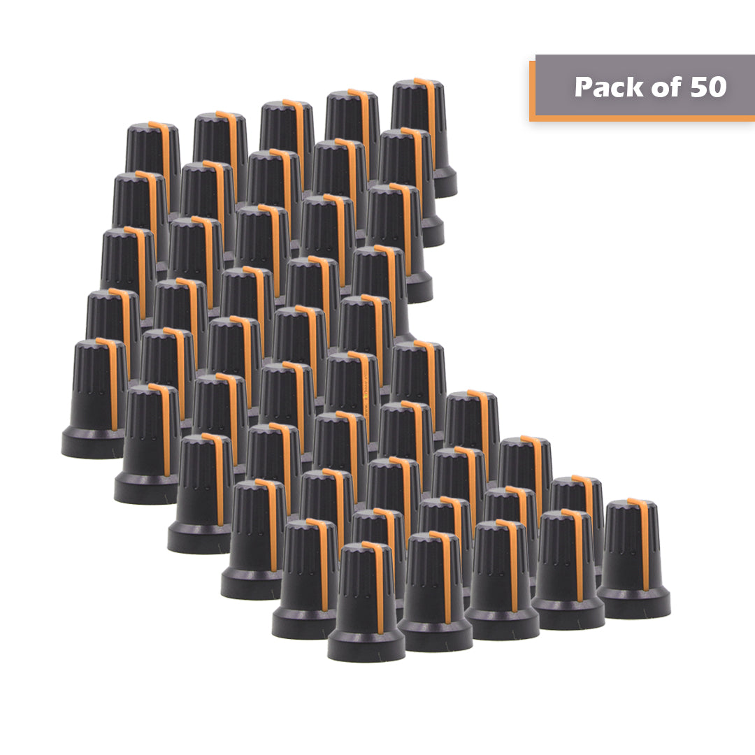 Knob-207 Plastic Potentiometer Knob 6mm With Buffer