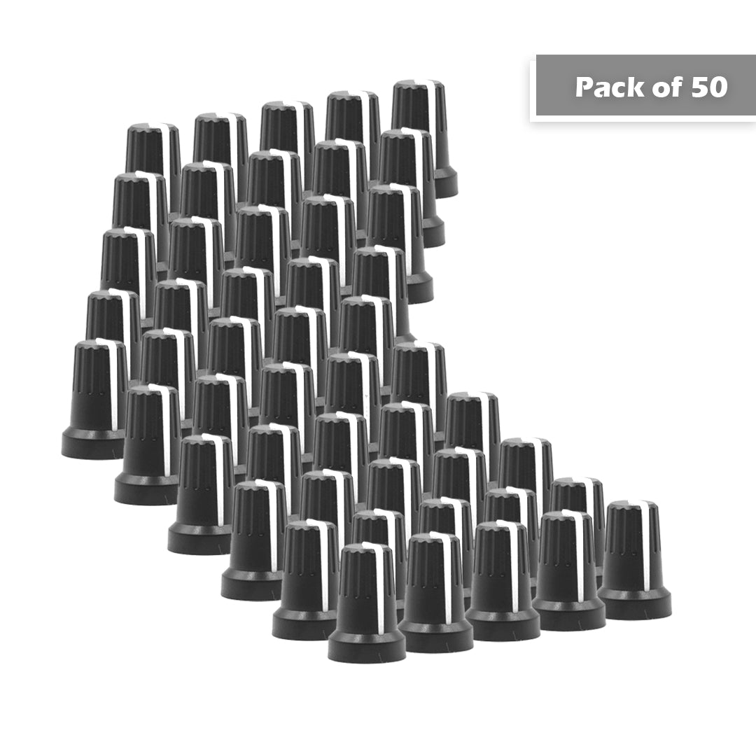 Knob-207 Plastic Potentiometer Knob 6mm With Buffer