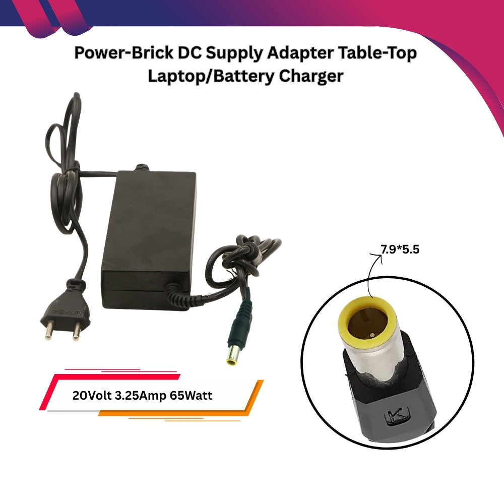 Generic: Power-Brick DC Supply Adapter Table-Top Laptop/Battery Charger