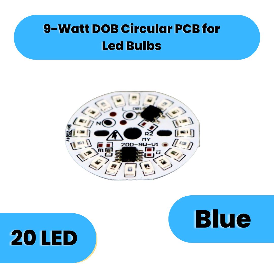 38mm 9-Watt 20-LEDs AC DOB Led Circular PCB for Led Bulbs