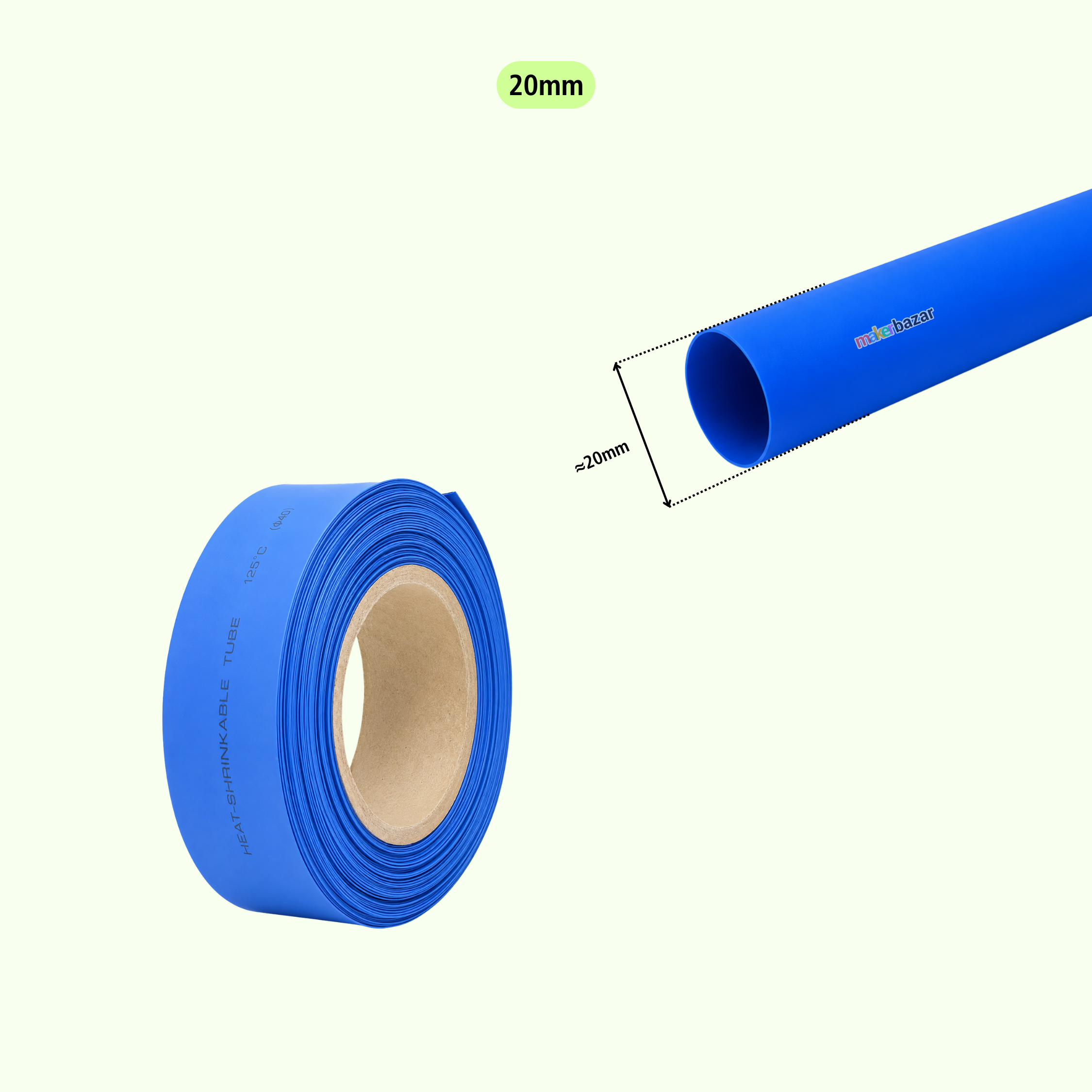 Blue Heat Shrink Sleeve Tube For Wire Protection