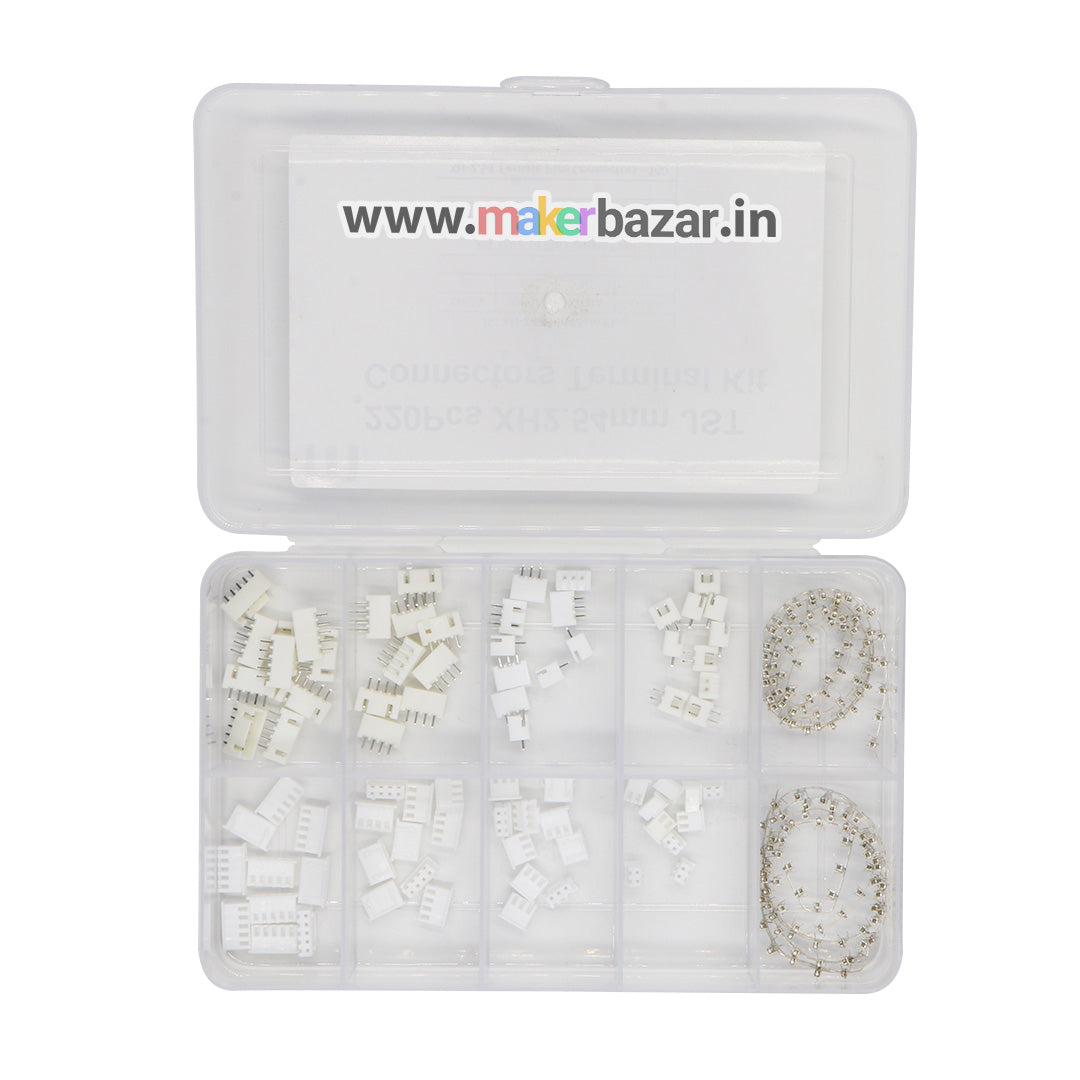 230pcs JST-XH 2.54mm Terminal Connectors Kit