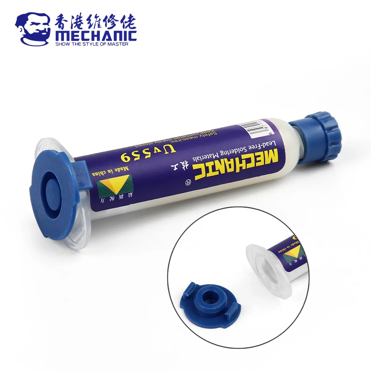 Mechanic: 10cc Lead-Free No-Clean Solder Flux Paste Syringe