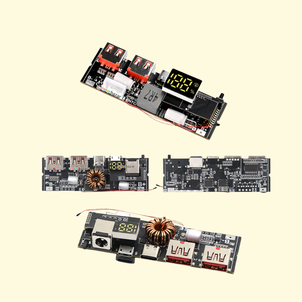 3S/4S/5S 65W 100W 4/6 Port Two Way Fast Charging Power Bank Module Circuit Board