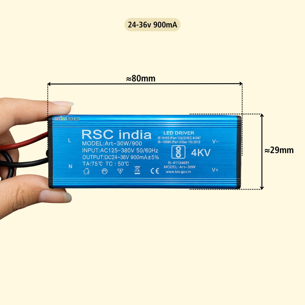 30W MCPCB LED Light Driver Modules