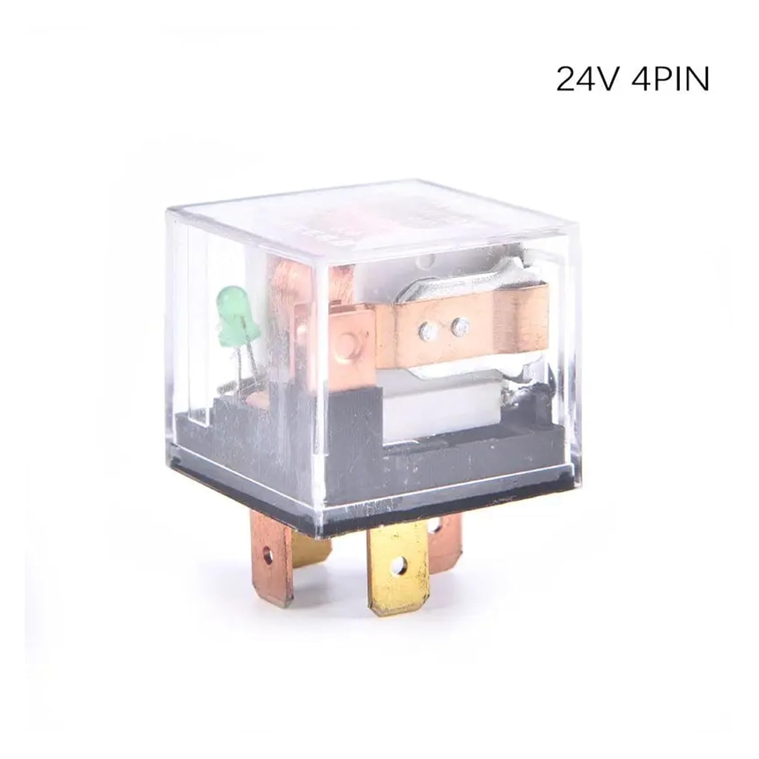 100A SPDT Waterproof Automotive Power Relay Transparent Shell