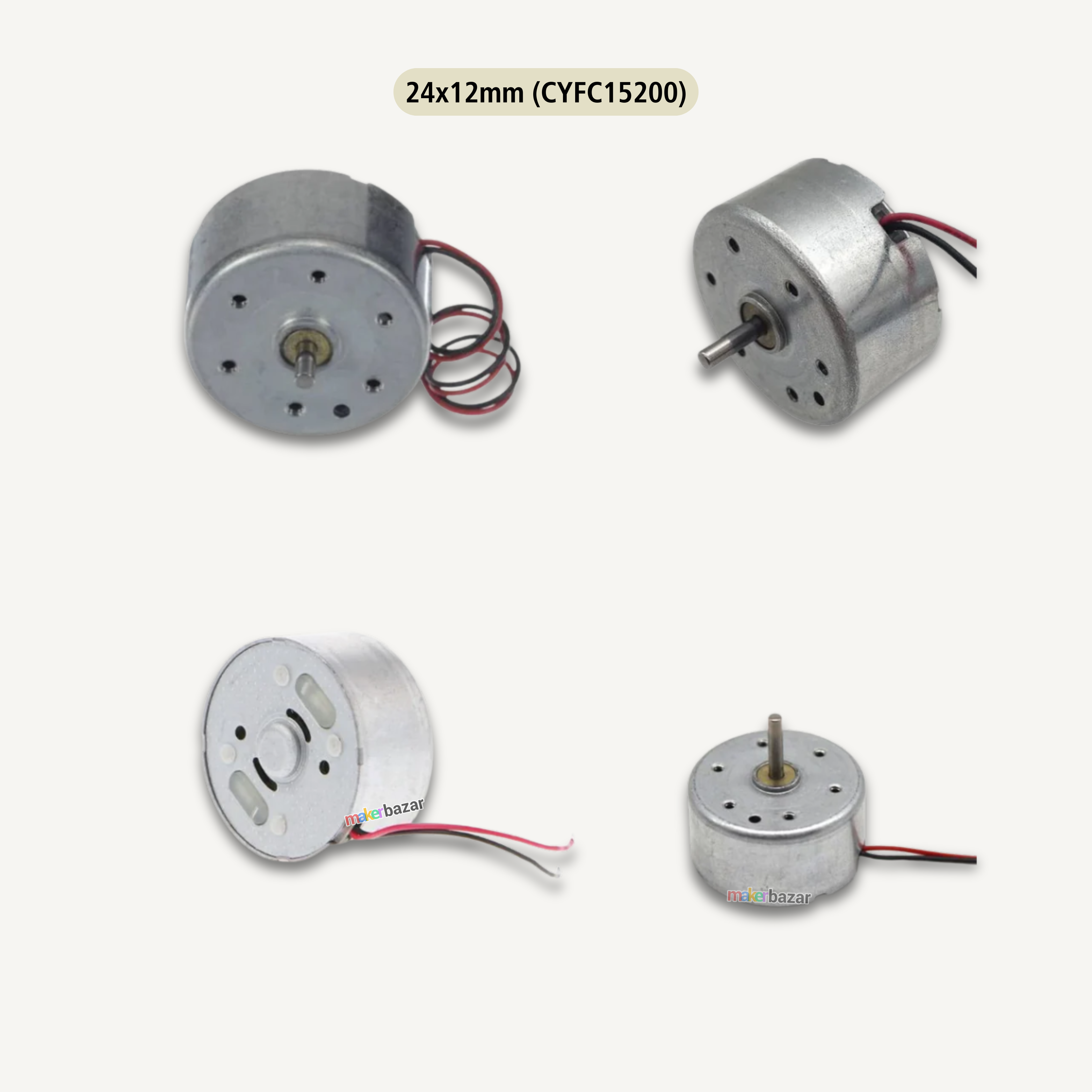 3V-12V DC Mini Flat Cylinder CD Motor