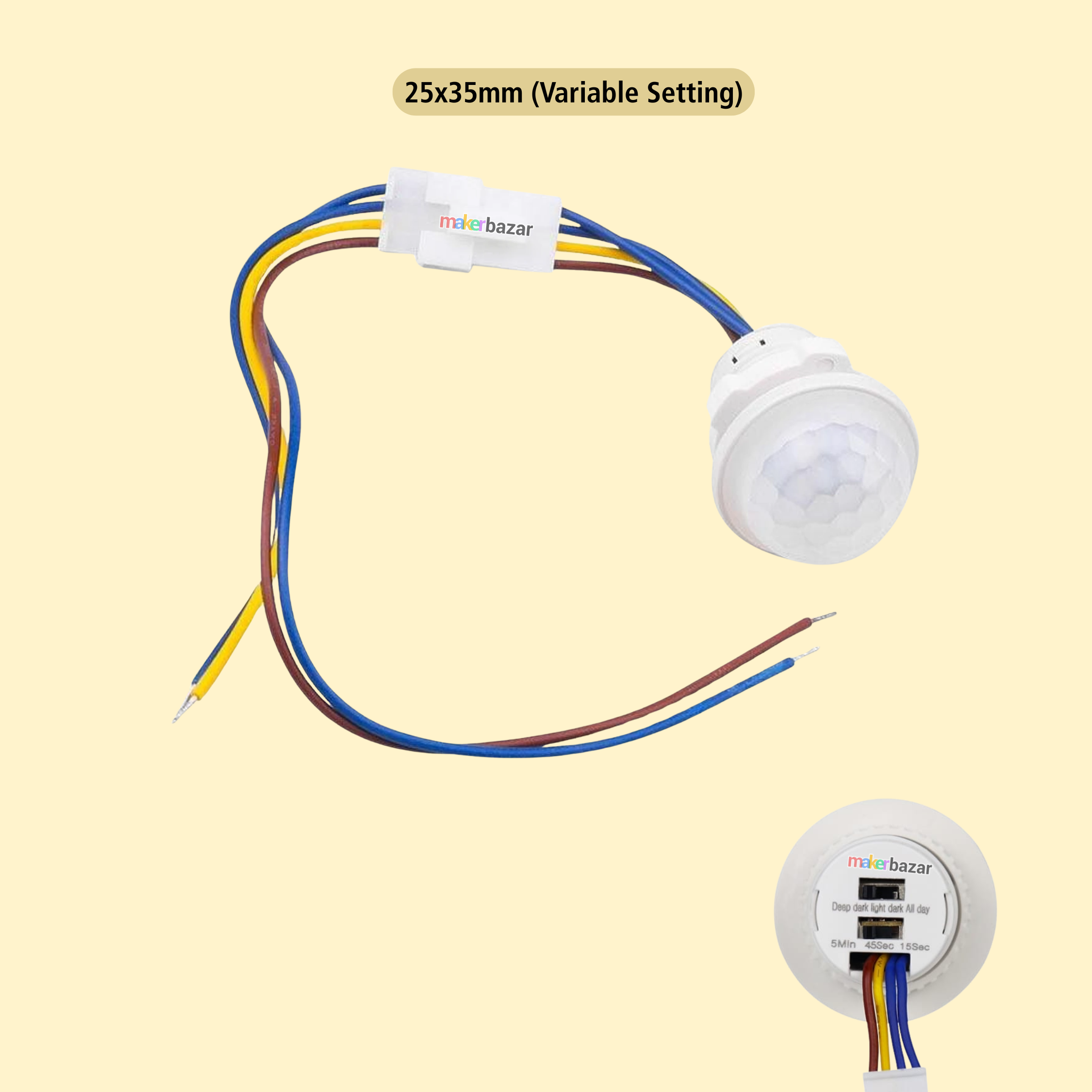 PIR Motion Sensor Switch Mountable Movement Detector