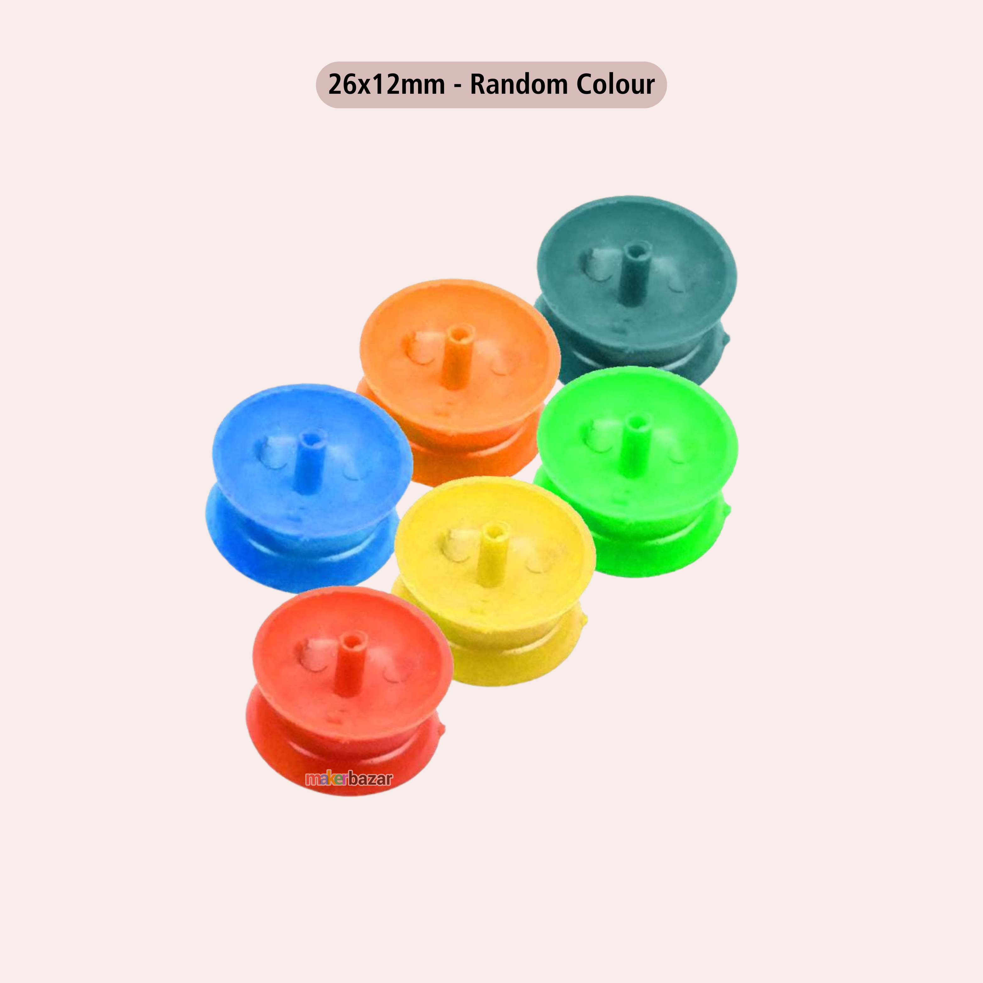 Plastic Pulley Wheel for DC Toy Motor