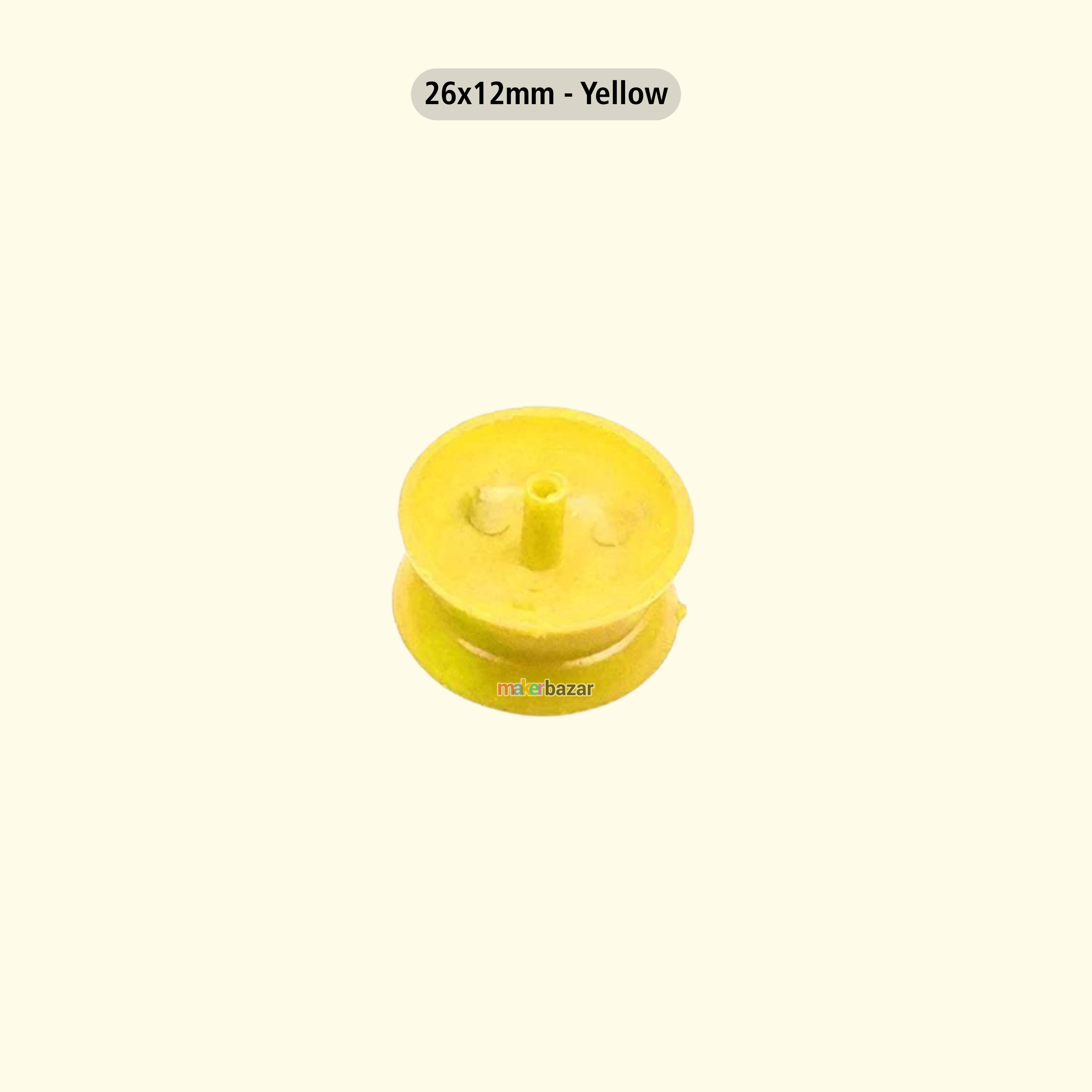 Plastic Pulley Wheel for DC Toy Motor