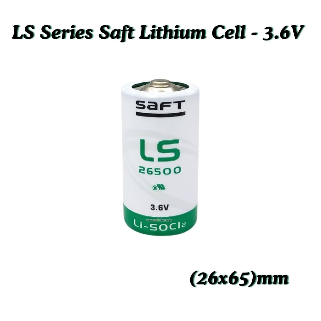 3.6V LS & LSH Series Saft Lithium Cell