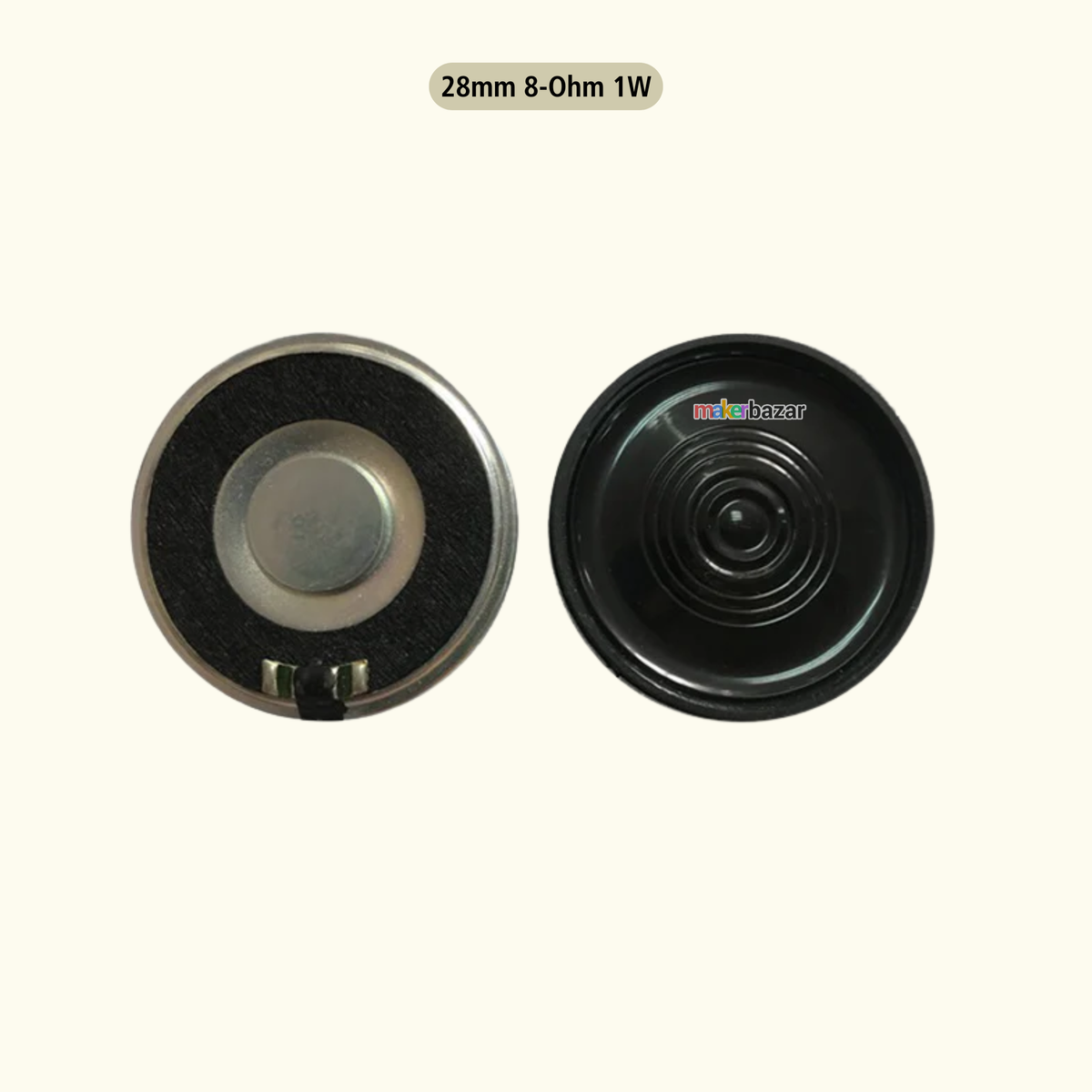 Metal Shell Mini Internal Magnet Toy Speaker