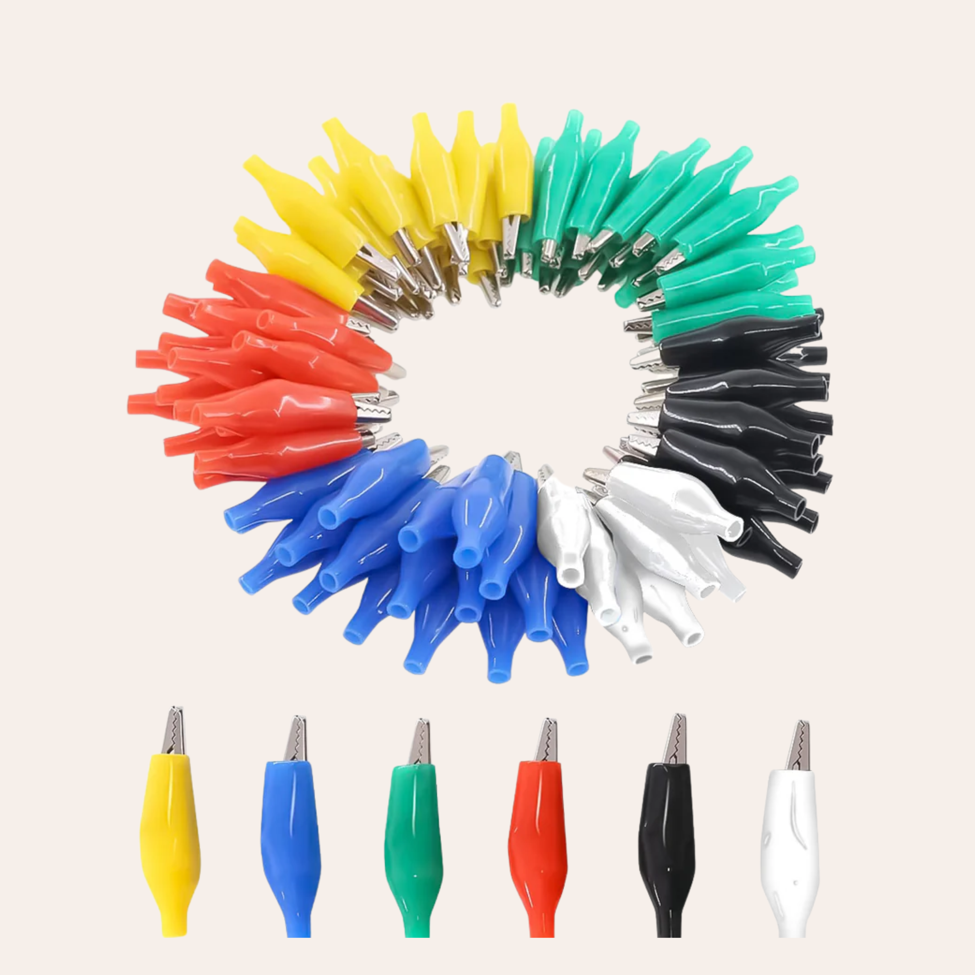 28mm Full Sleeves Mini Alligator Crocodile Clips