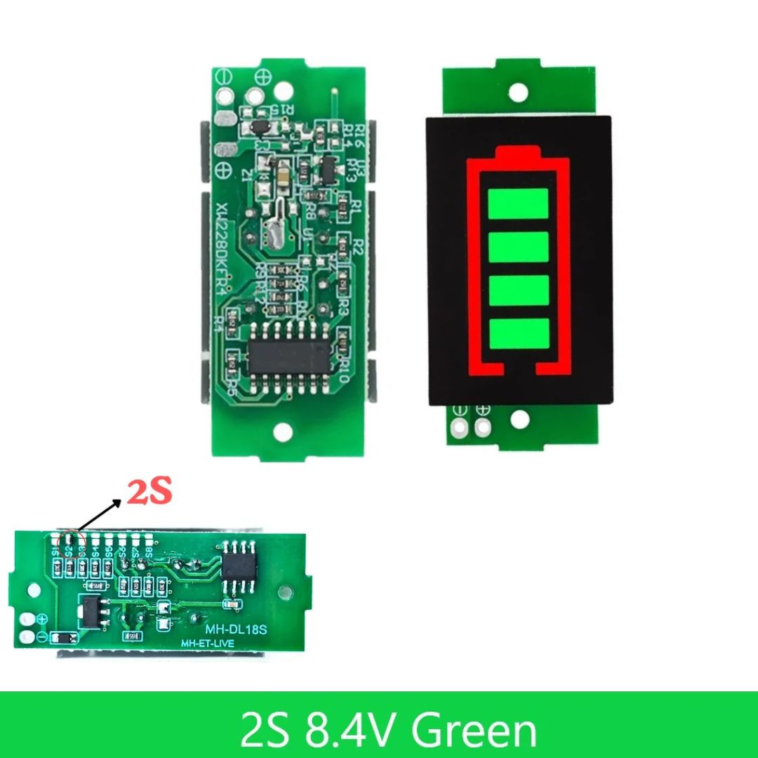 18650 Lithium Battery Capacity Indicator Module