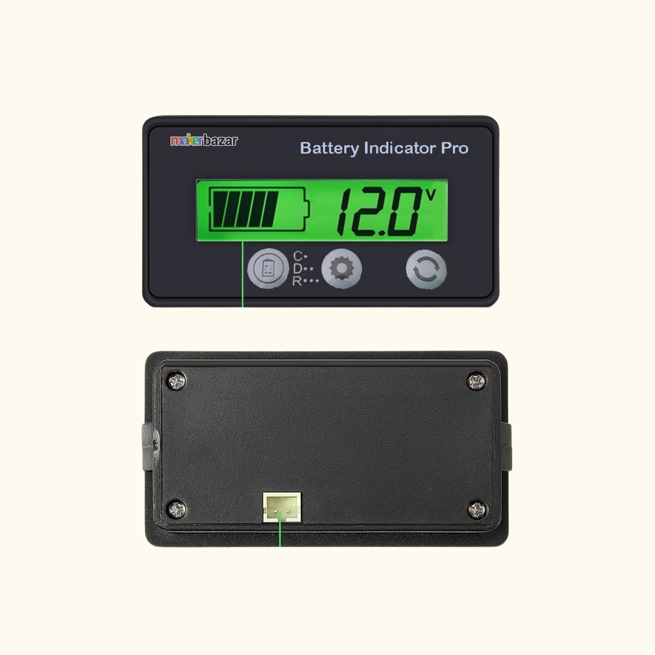 12V Lead Acid /Lithium Battery Capacity Indicator/ Voltage Tester /Voltmeter LCD Display