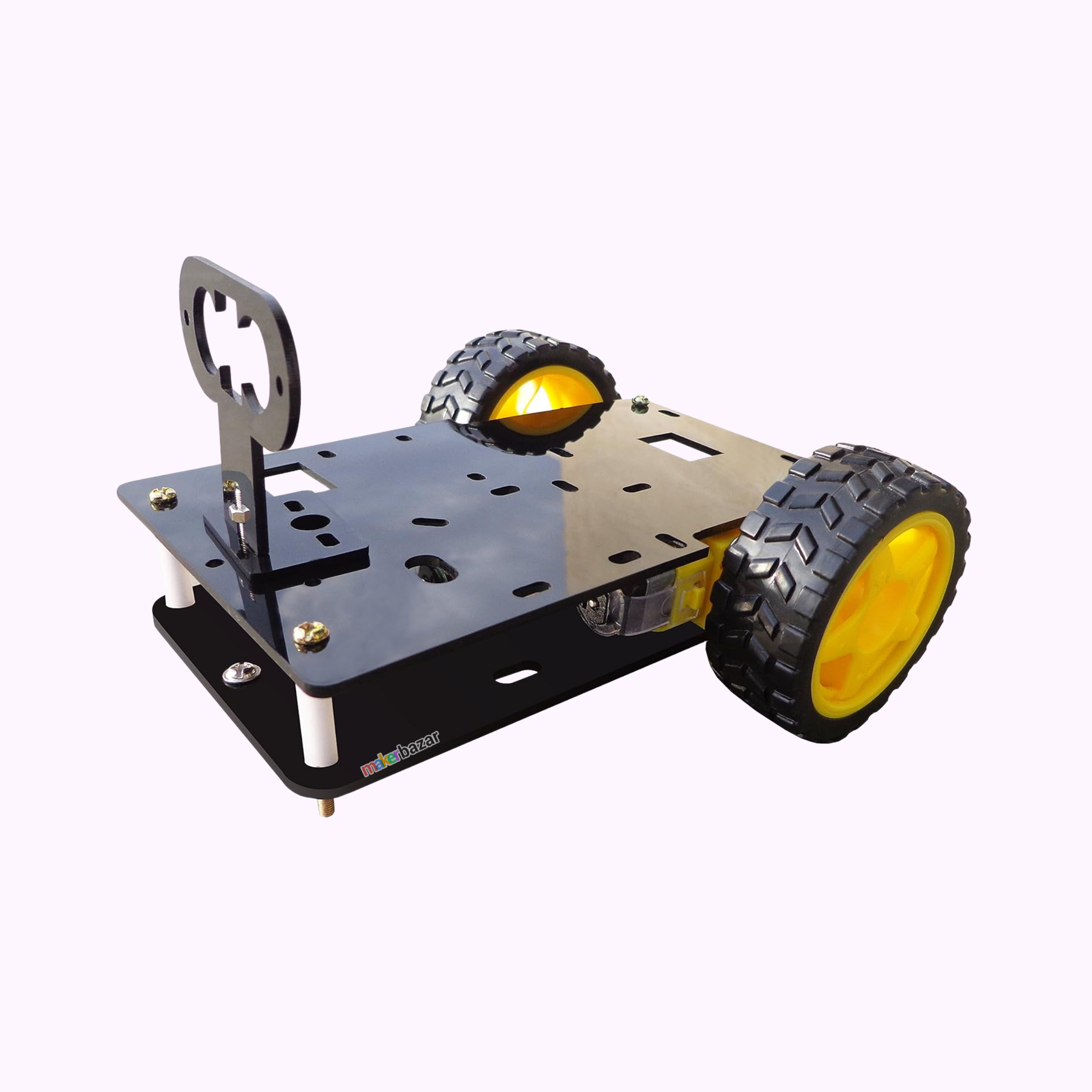 2WD Robotics Chassis Kit Double-Layer for DIY Robot Projects