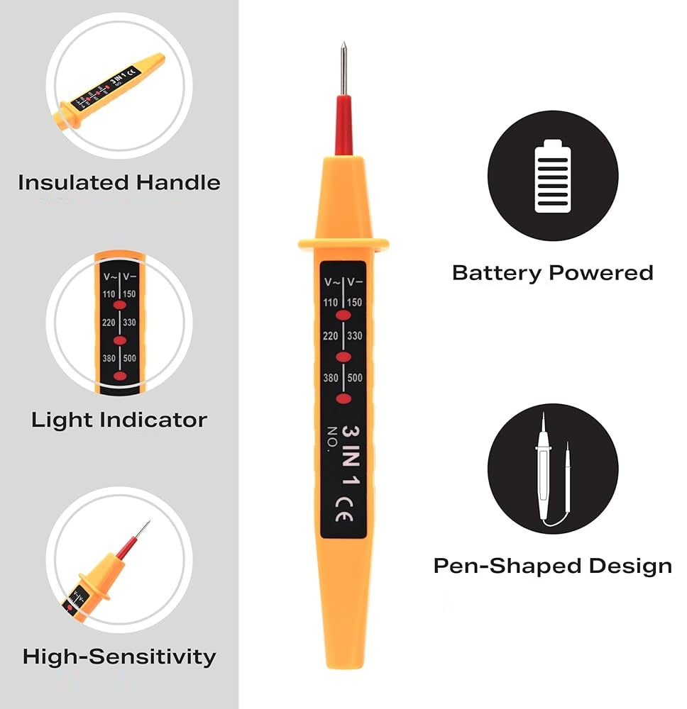 AC/DC Voltage Tester Pen with Probe
