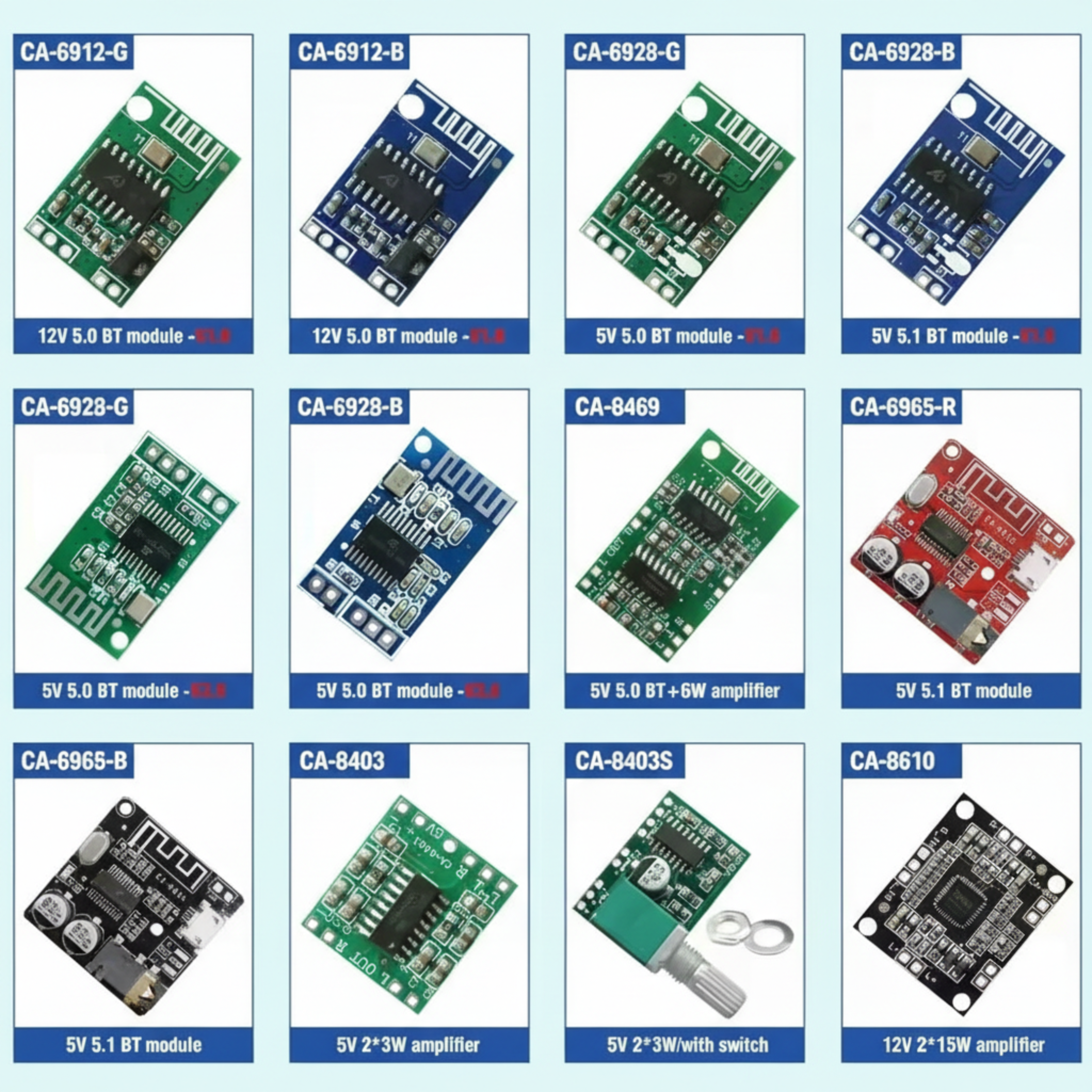 3.0 BT Audio Receiver Bluetooth Module 3V/5V/12V