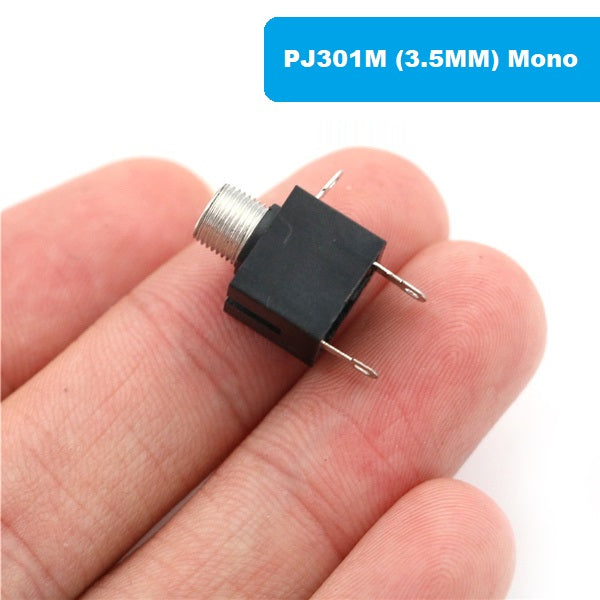 PJ Series Headphone Female Jack 2.5mm/3.5mm Mono/Stereo Audio Interface Connectors
