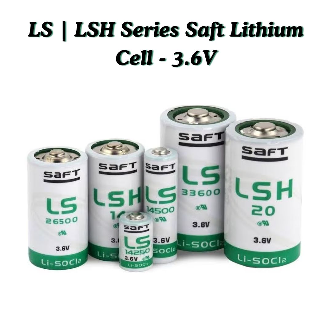 3.6V LS & LSH Series Saft Lithium Cell