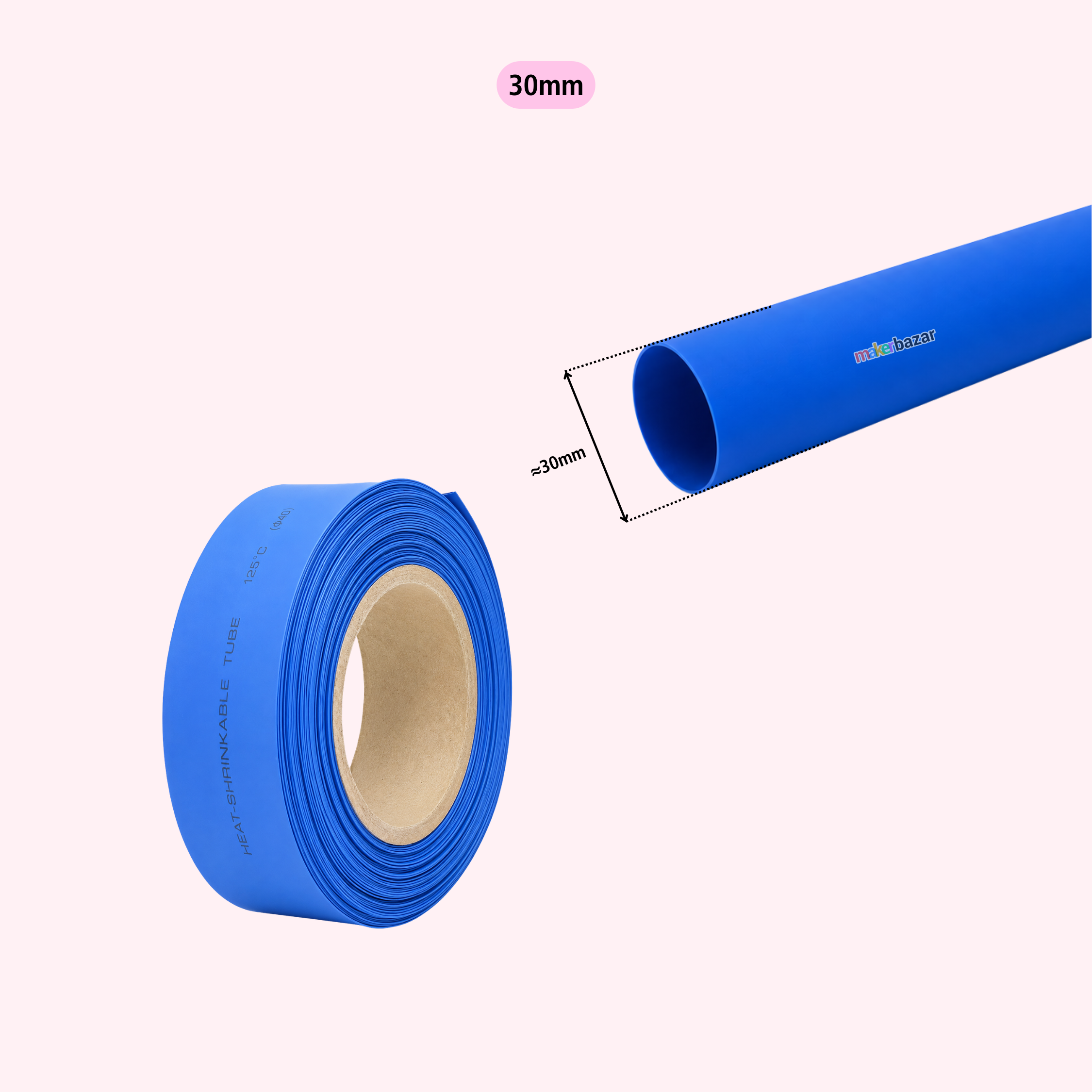 Blue Heat Shrink Sleeve Tube For Wire Protection