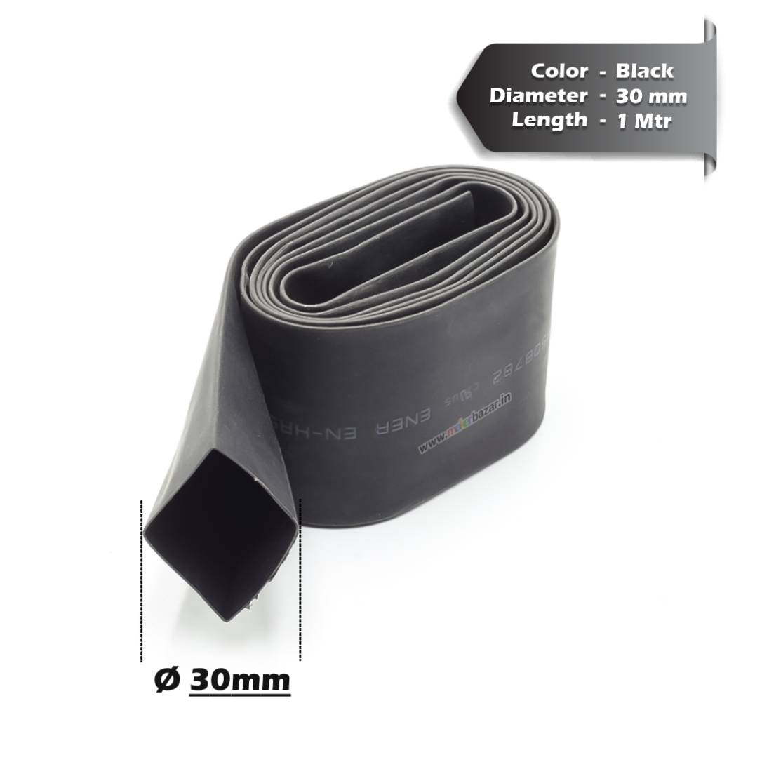 Black Heat Shrink Sleeve Tube For Wire Protection
