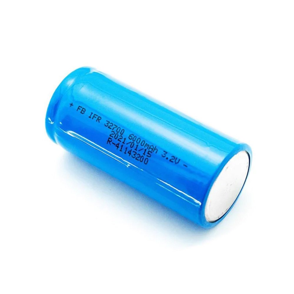 32700 32650 3.2V Rechargeable 6000mAh LifePO4 Battery Cell