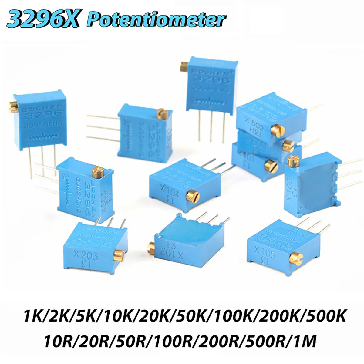 3296 Trimpot Vertical Trimmer Potentiometer