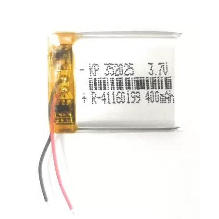 KP: 400mAh Lipo Battery - Single Cell 3.7V Lithium Polymer Battery
