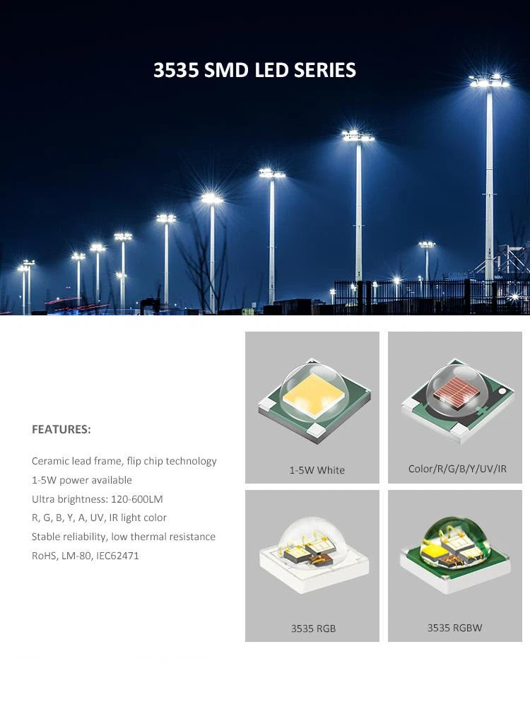 3V 3535 Ceramic SMD LED Light Chip