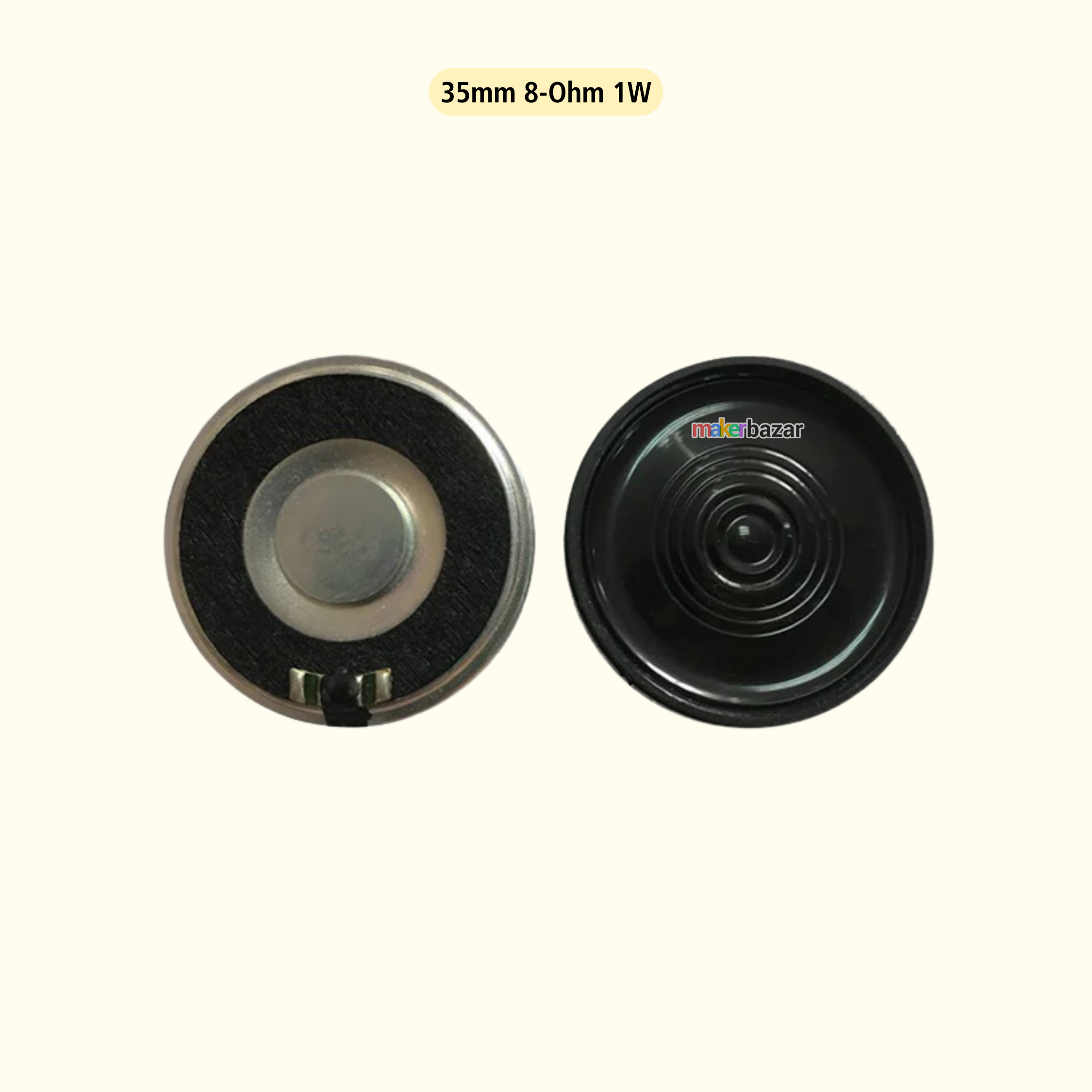 Metal Shell Mini Internal Magnet Toy Speaker
