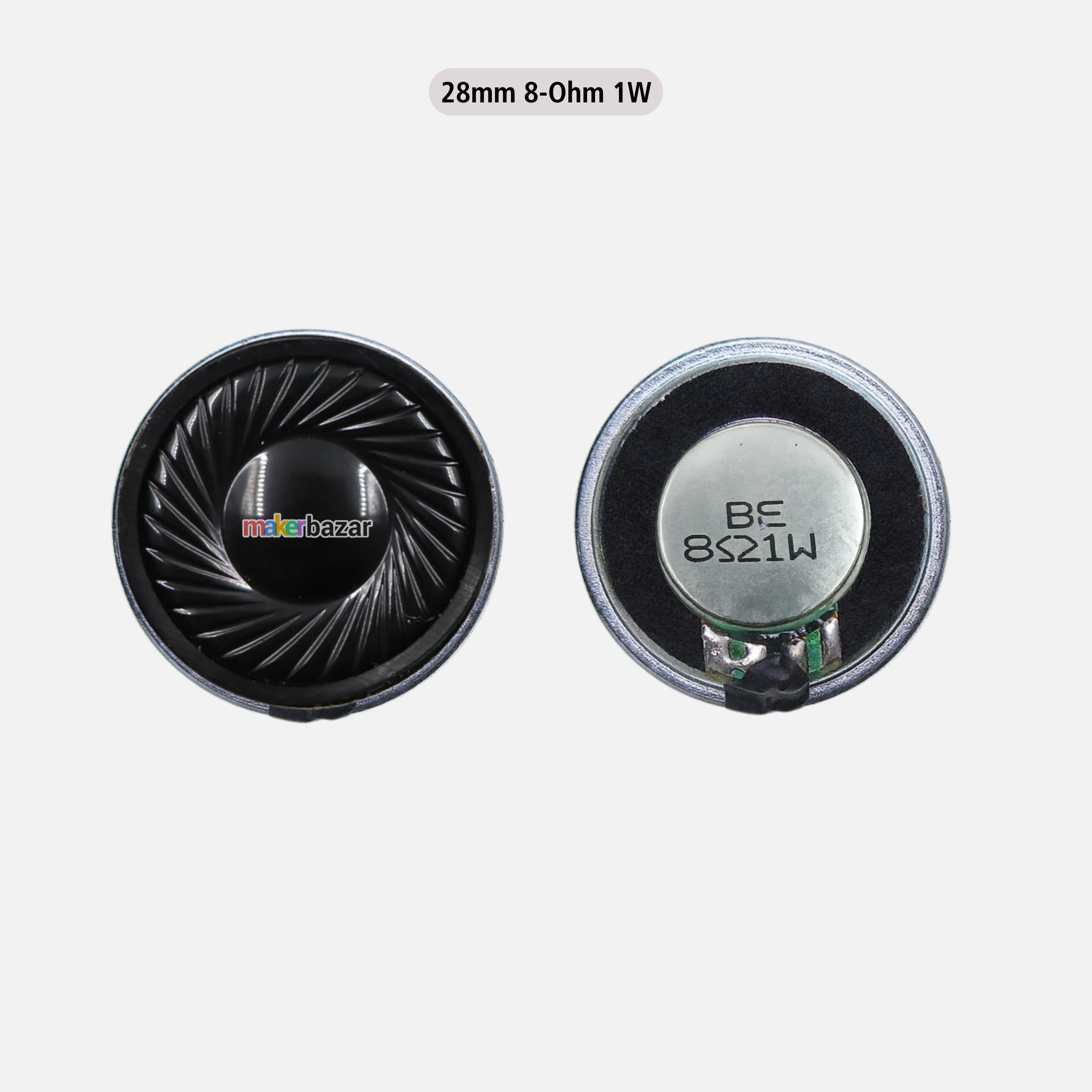 Metal Shell Mini Internal Magnet Toy Speaker