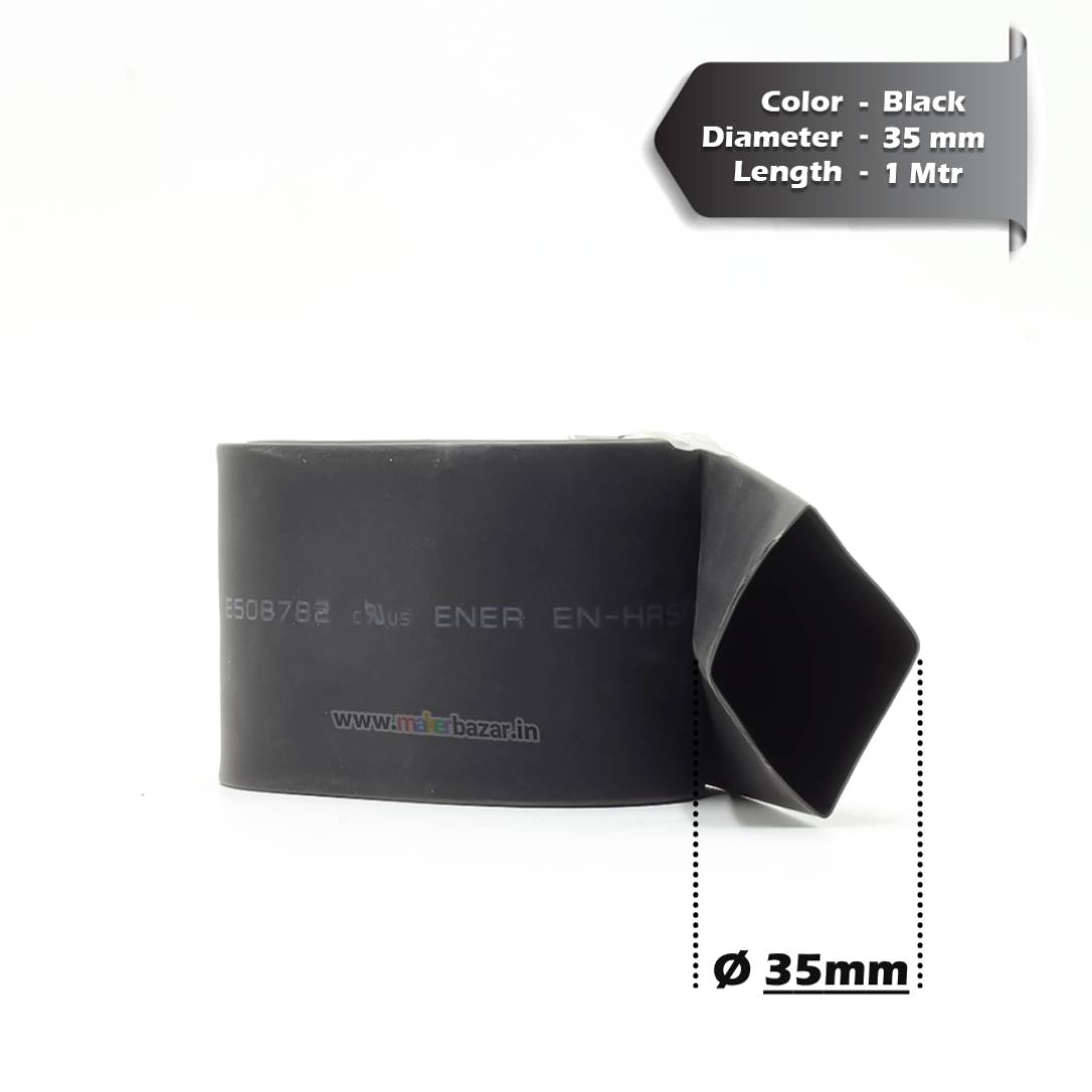 Black Heat Shrink Sleeve Tube For Wire Protection