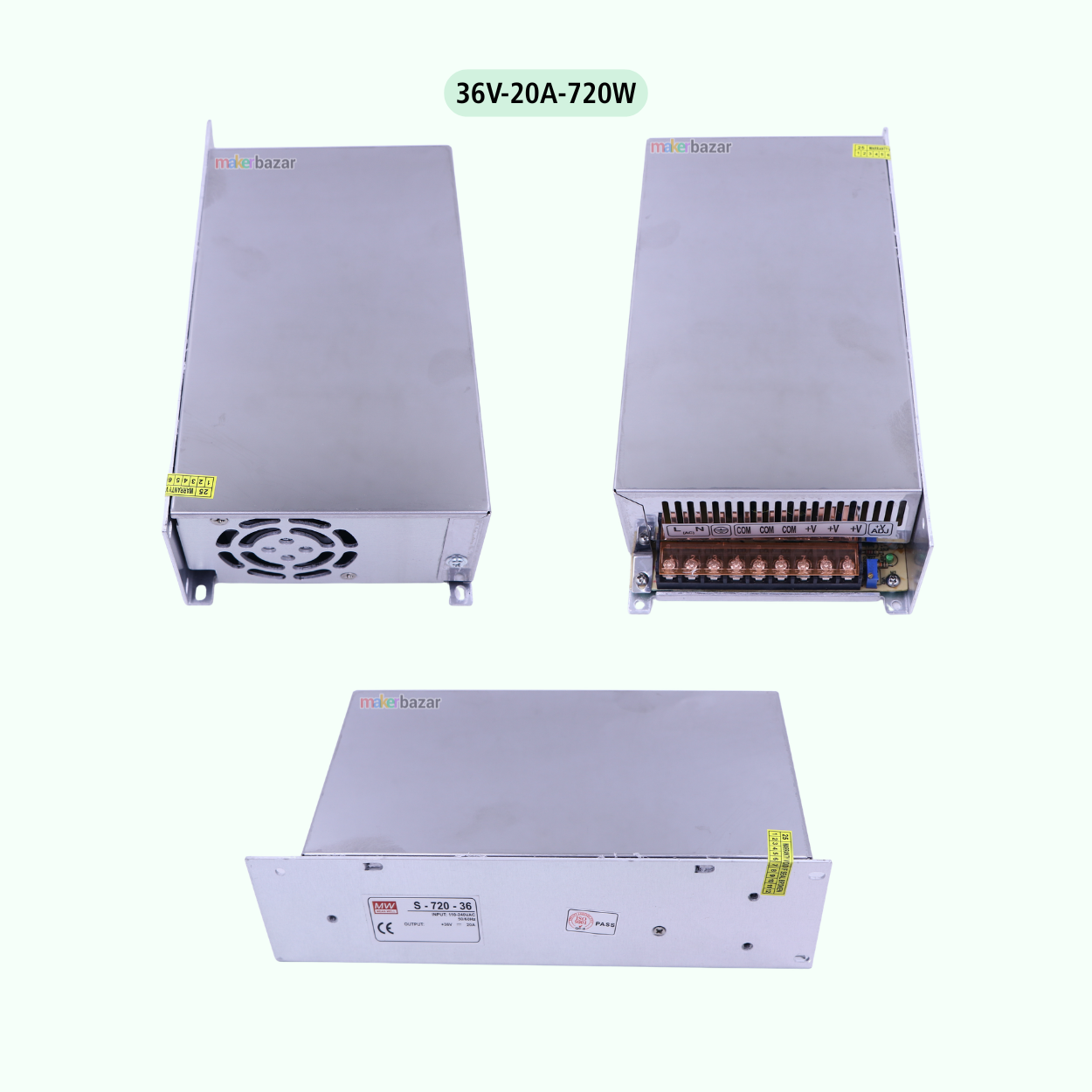 36V SMPS Power Supply DC Output for LED & Electronics