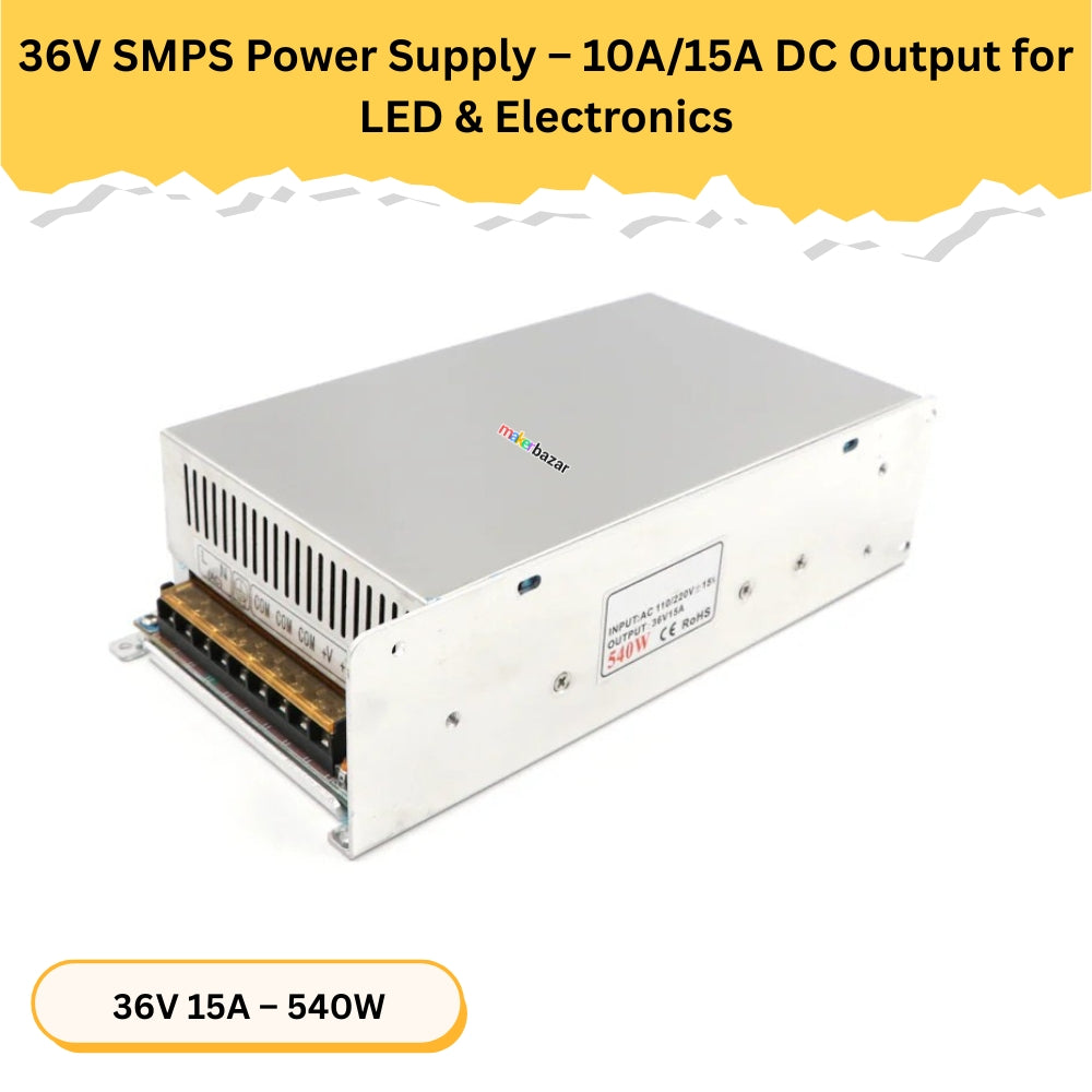36V SMPS Power Supply DC Output for LED & Electronics