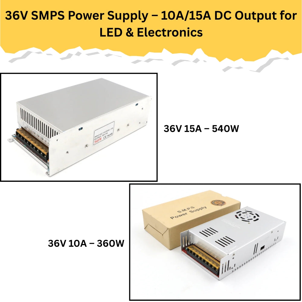 36V SMPS Power Supply DC Output for LED & Electronics