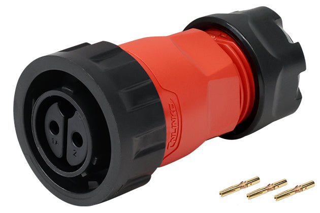 CNLINKO YM20 2-Pins 20A 500V IP68 Waterproof Power Connector Socket