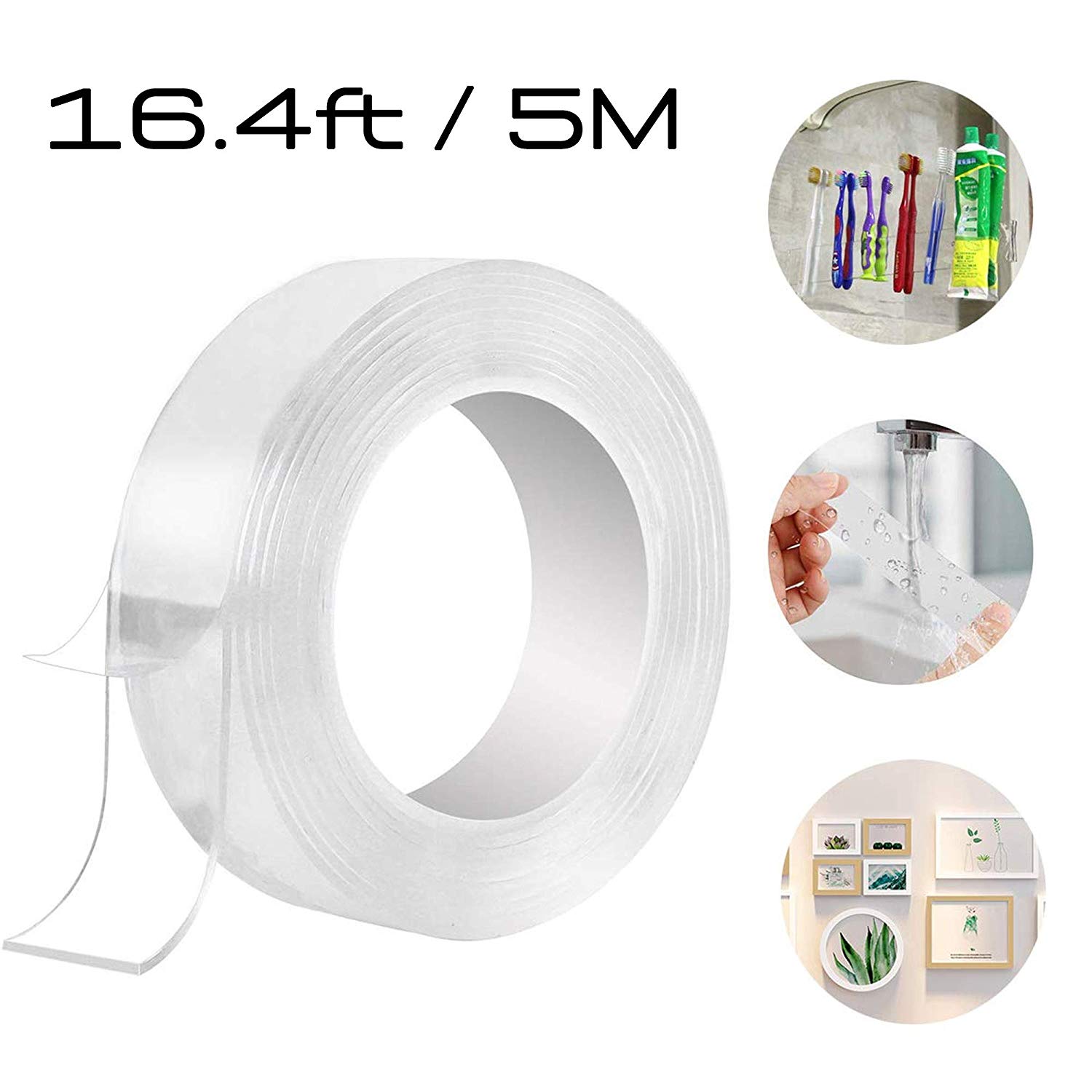 20mm Double-Sided Nano Adhesive Silicone Grip Gel Tape