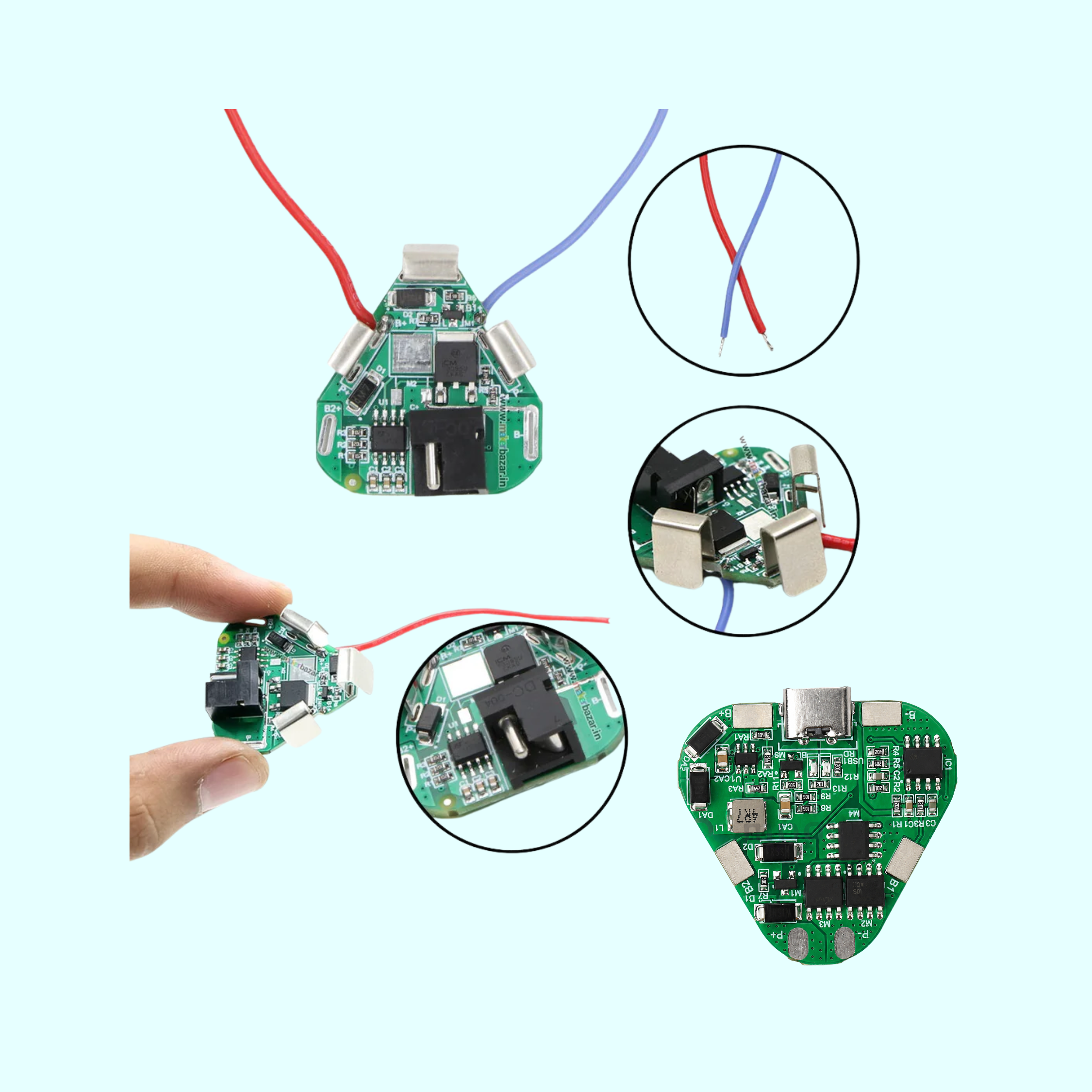 3S 12V BMS 18650 Lithium Battery Protection Board for Cordless Hand-Drill Machine