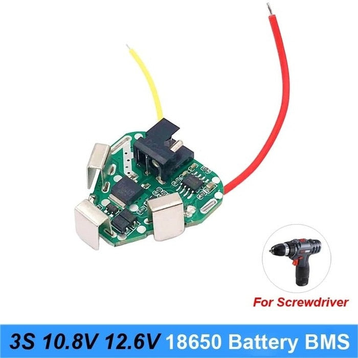 3S 12V BMS 18650 Lithium Battery Protection Board for Cordless Hand-Drill Machine